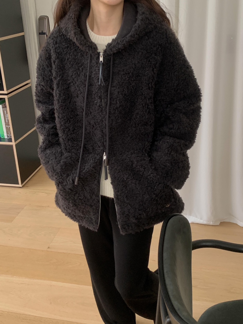 ATHEA東大門㊣直郵女裝新款休閑人氣職業25秋冬推薦夾克羊毛ATHEA夾克