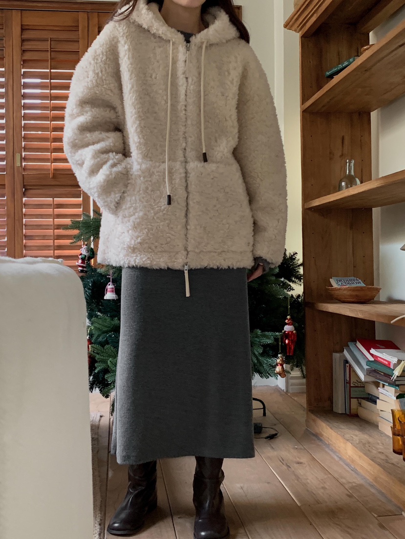 ATHEA東大門㊣直郵女裝新款休閑人氣職業25秋冬推薦夾克羊毛ATHEA夾克