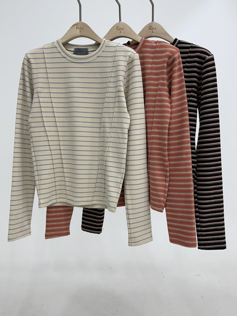 REIZ東大門㊣代購女裝新款推薦職業人氣熱賣休閑25秋冬長袖T恤REIZ長袖T恤