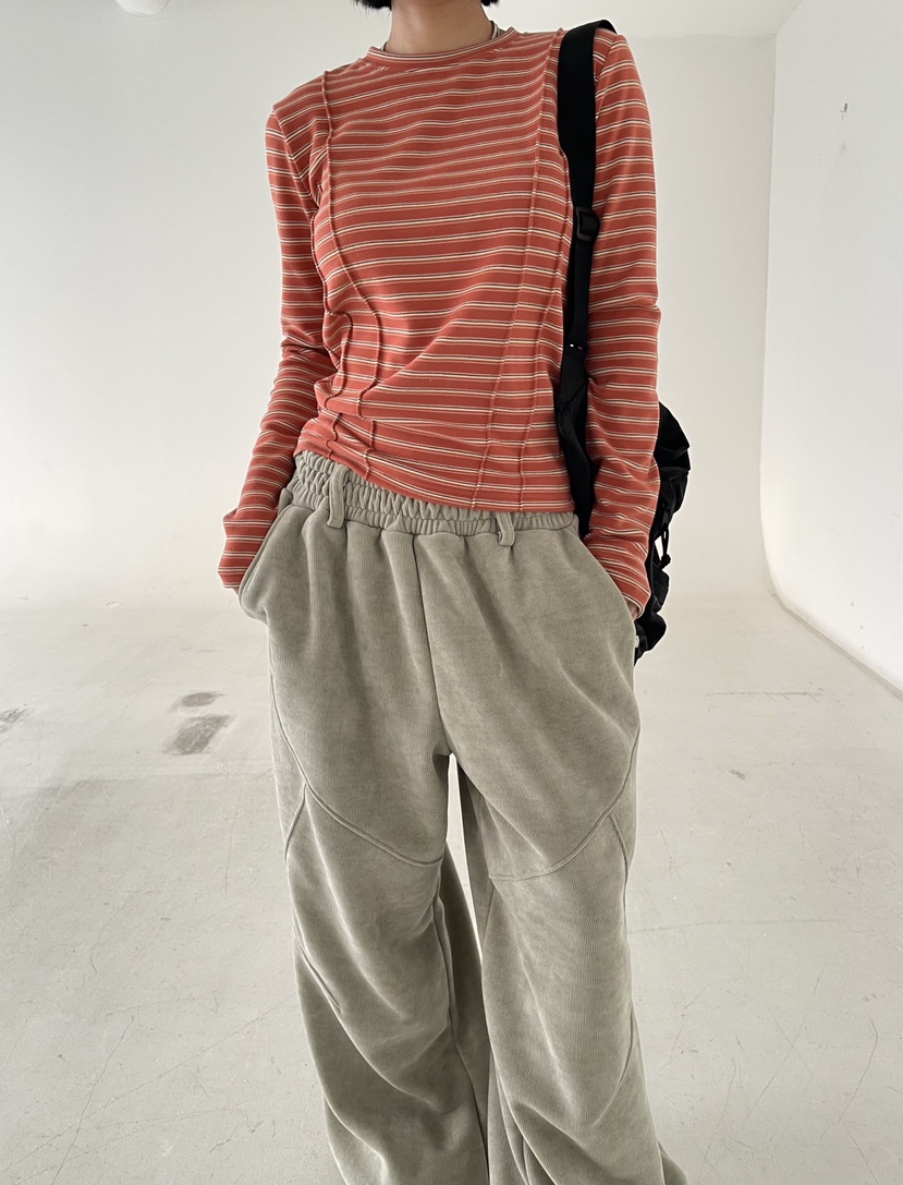 REIZ東大門㊣代購女裝新款推薦職業人氣熱賣休閑25秋冬長袖T恤REIZ長袖T恤