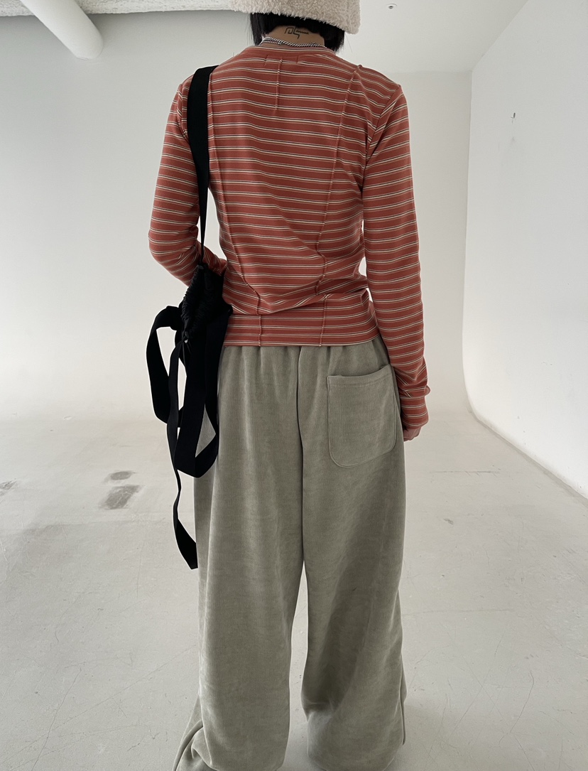 REIZ東大門㊣代購女裝新款推薦職業人氣熱賣休閑25秋冬長袖T恤REIZ長袖T恤