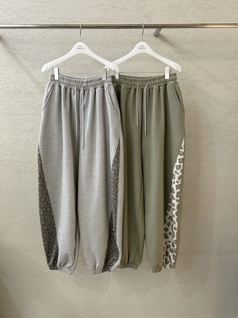 PLAYBUTTON-P東大門㊣直郵女士新品時尚休閑熱賣休閑褲抓絨PLAYBUTTON休閑褲