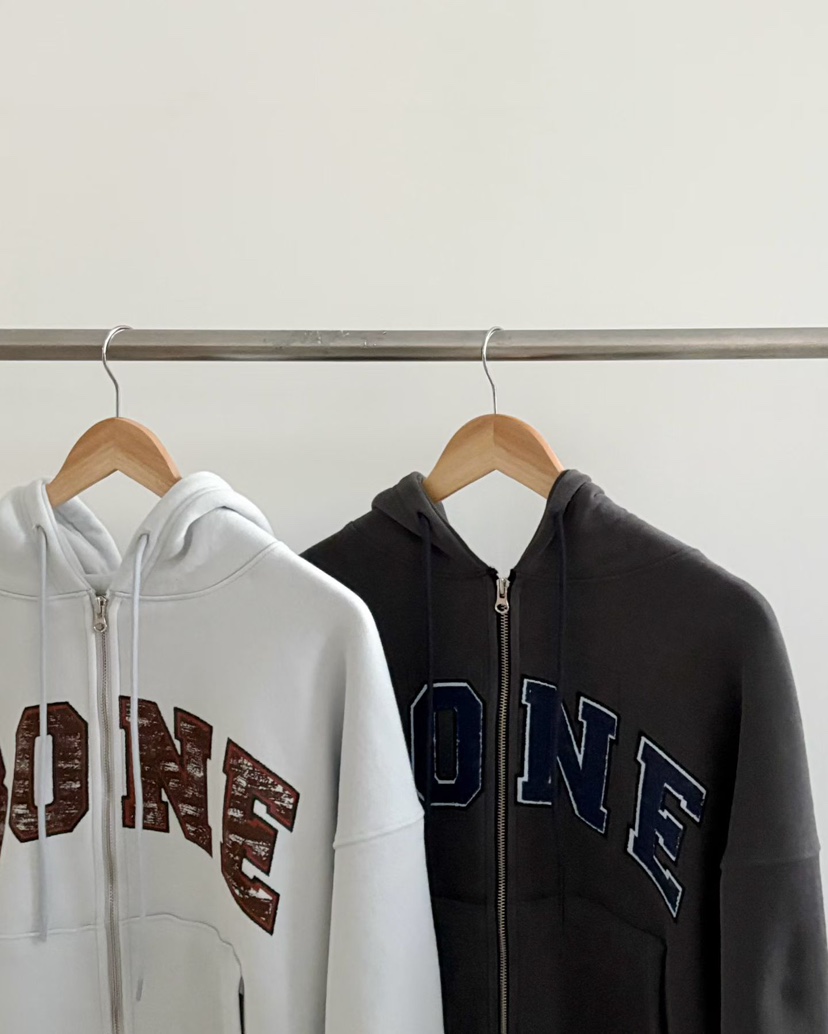 BINUS東大門㊣實拍女士新款熱賣休閑推薦人氣25秋冬衛衣拉鏈BINUS衛衣