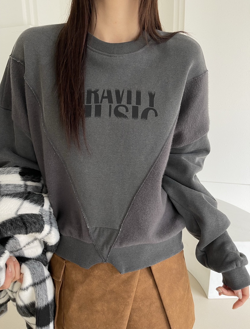 REIZ東大門㊣代購女裝新款熱賣推薦時尚職業人氣休閑25秋冬衛衣REIZ衛衣