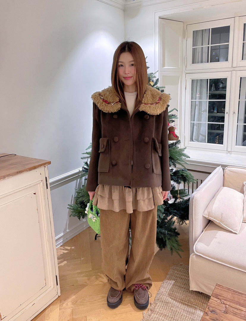 BOUTIQUE-L東大門㊣實拍女士新款熱賣25秋冬休閑職業時尚夾克BOUTIQUE-L夾克