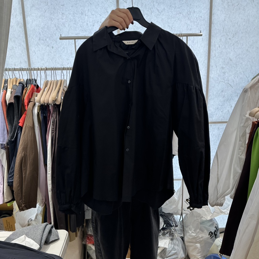 REVE-L韓國直郵㊣女裝新品休閑時尚熱賣25秋冬人氣襯衫蕾絲衫REVE-L襯衫/蕾絲衫圖色1