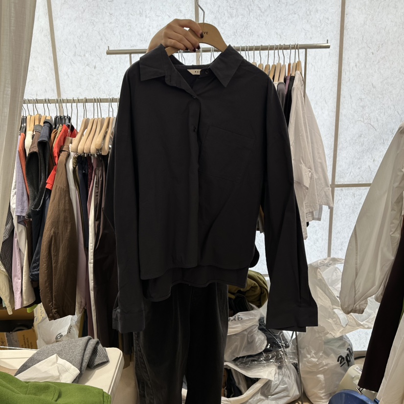 REVE-L東大門㊣直郵女士新款職業熱賣休閑推薦25秋冬襯衫蕾絲衫REVE-L襯衫/蕾絲衫圖色1