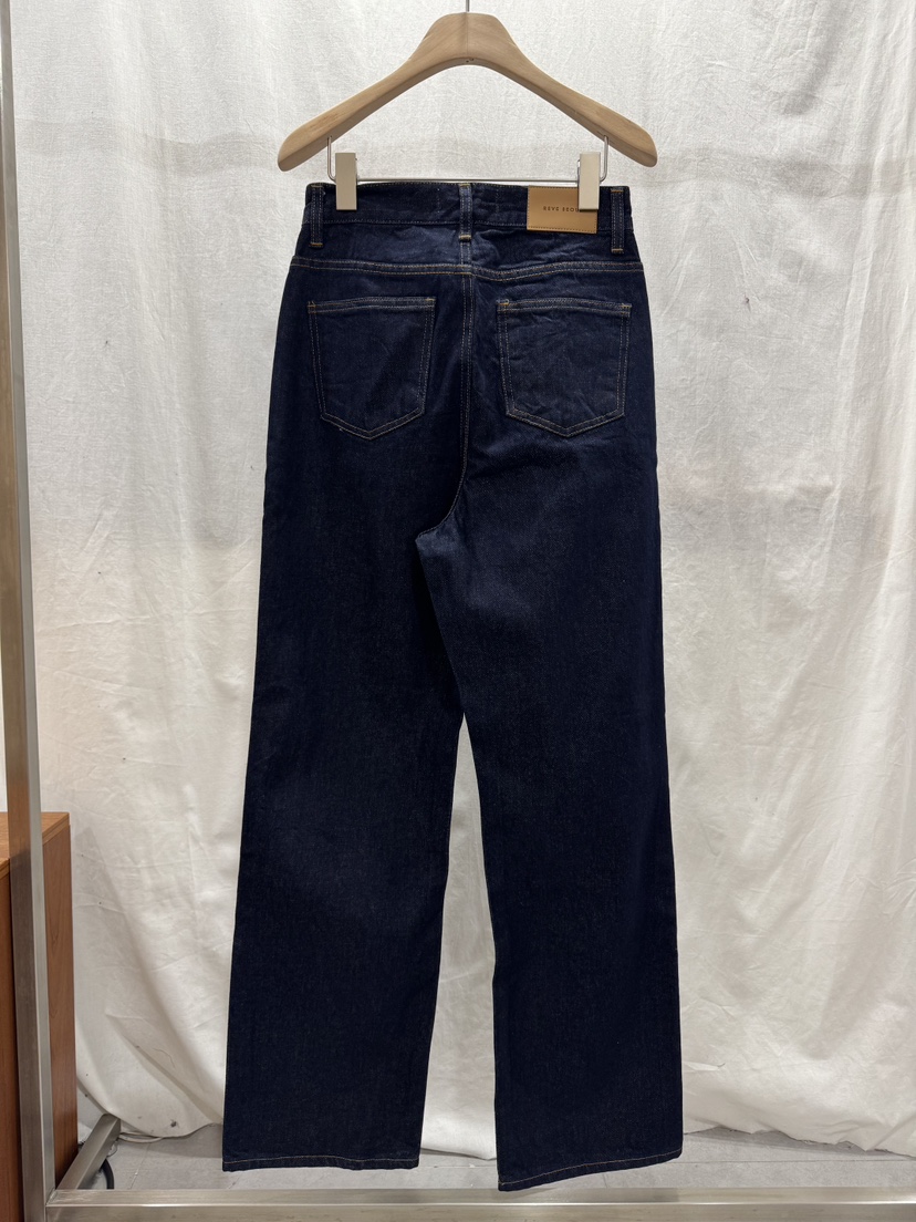 REVE-L東大門㊣代購女裝新款25秋冬時尚推薦休閑職業牛仔褲REVE-L牛仔褲