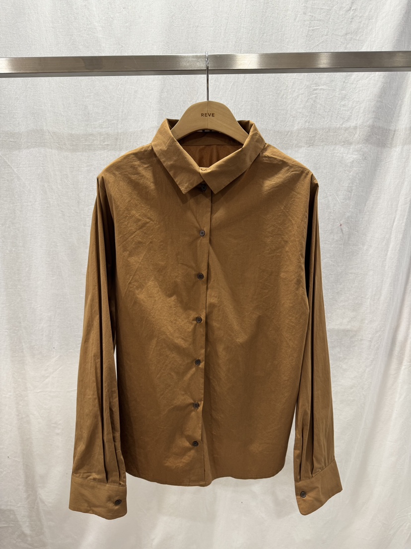 REVE-L韓國直郵㊣女裝新款25秋冬推薦職業人氣時尚襯衫蕾絲衫REVE-L襯衫/蕾絲衫圖色1