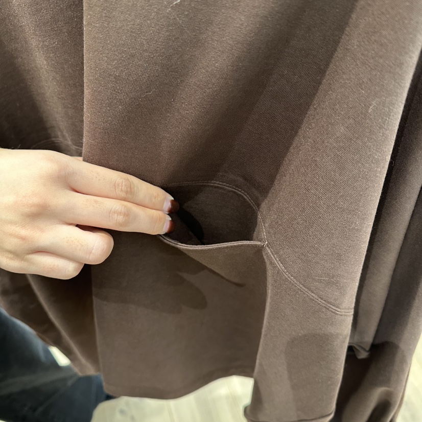 REVE-L東大門㊣直郵女士新品熱賣時尚職業25秋冬長袖T恤口袋REVE-L長袖T恤