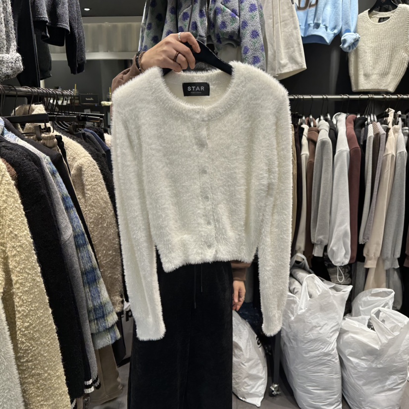 LONE STAR東大門㊣直郵女裝新款推薦職業人氣針織衫羊毛衫LONE STAR針織衫圖色1白色