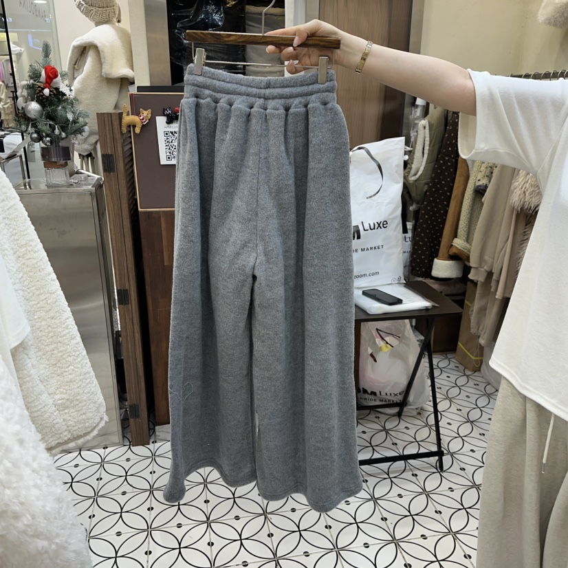 BAMBOLINA東大門㊣實拍女裝新款時尚職業熱賣推薦25秋冬休閑褲BAMBOLINA休閑褲