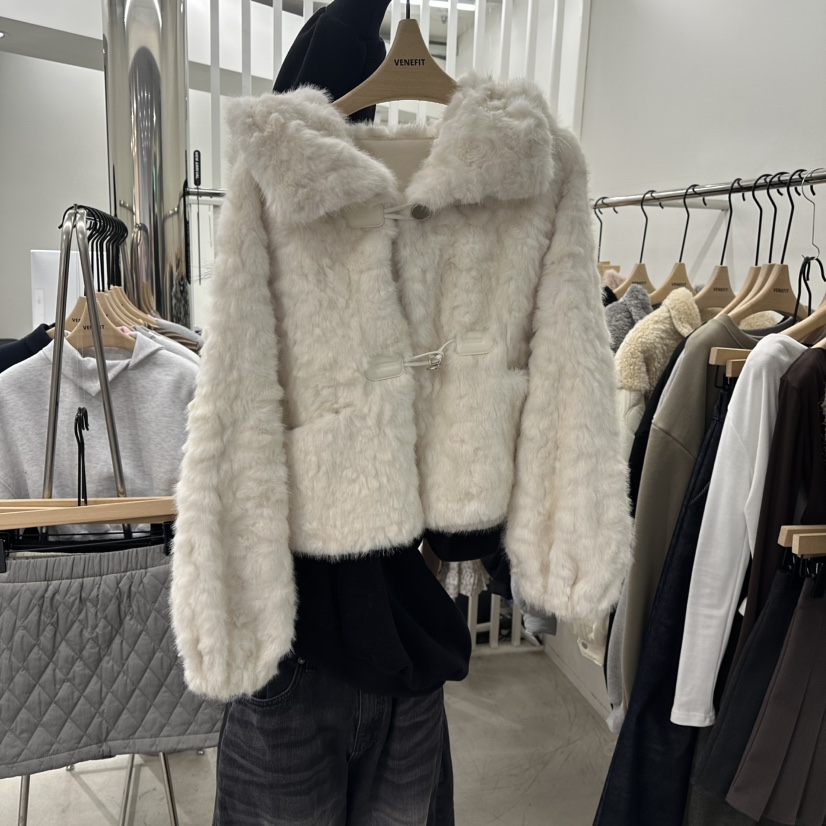 VENEFIT東大門㊣實拍女裝新款25秋冬推薦時尚熱賣職業短款大衣VENEFIT/JENNIE短款大衣