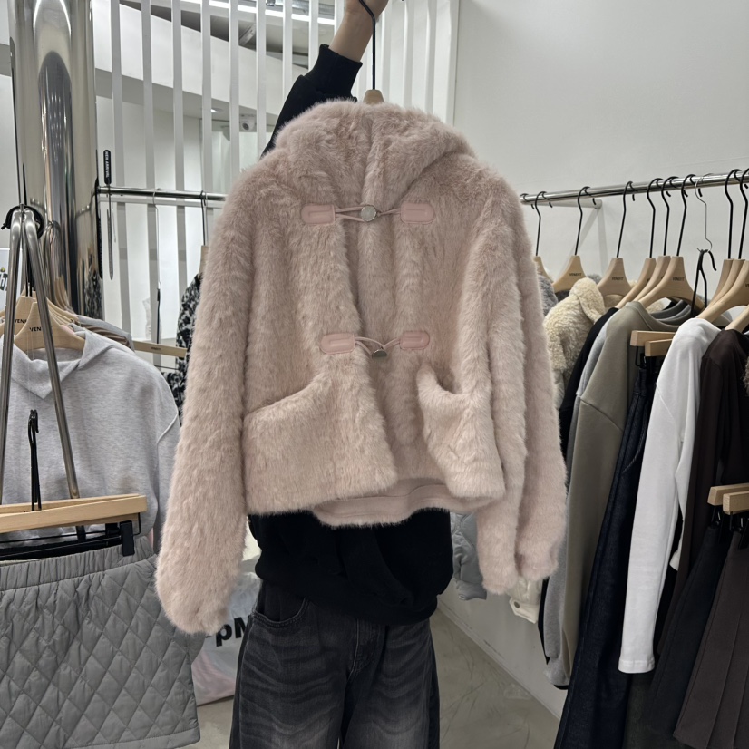 VENEFIT東大門㊣實拍女裝新款25秋冬推薦時尚熱賣職業短款大衣VENEFIT/JENNIE短款大衣圖色2