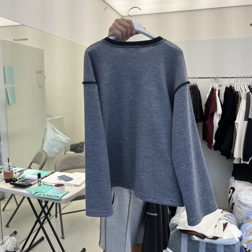 NON CLIP東大門㊣代購女士新款人氣推薦休閑時尚職業25秋冬衛衣NON CLIP衛衣