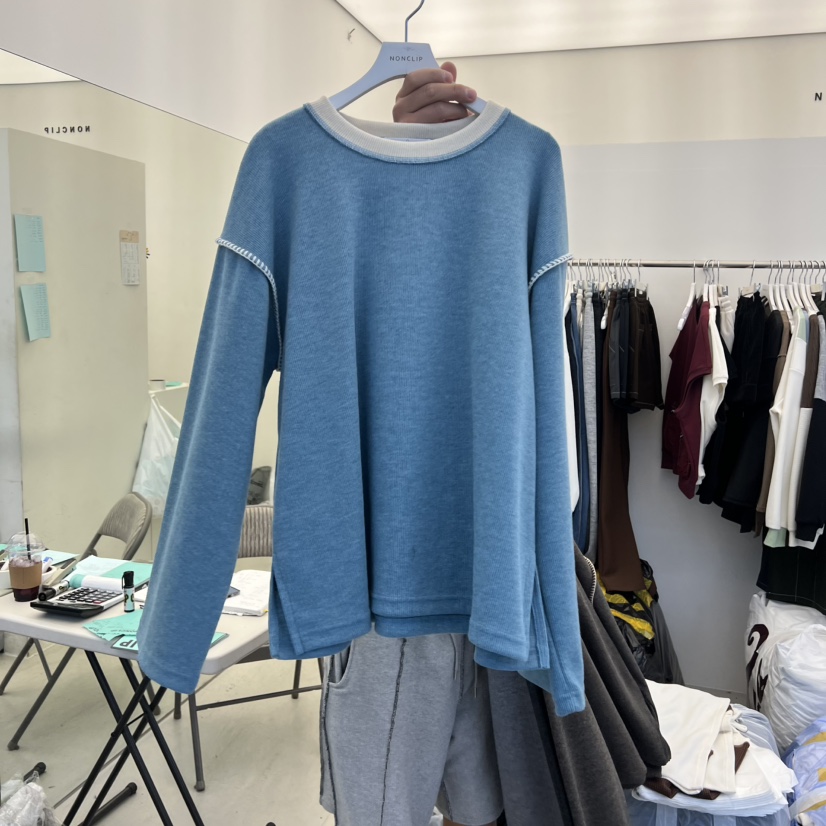 NON CLIP東大門㊣代購女士新款人氣推薦休閑時尚職業25秋冬衛衣NON CLIP衛衣圖色2