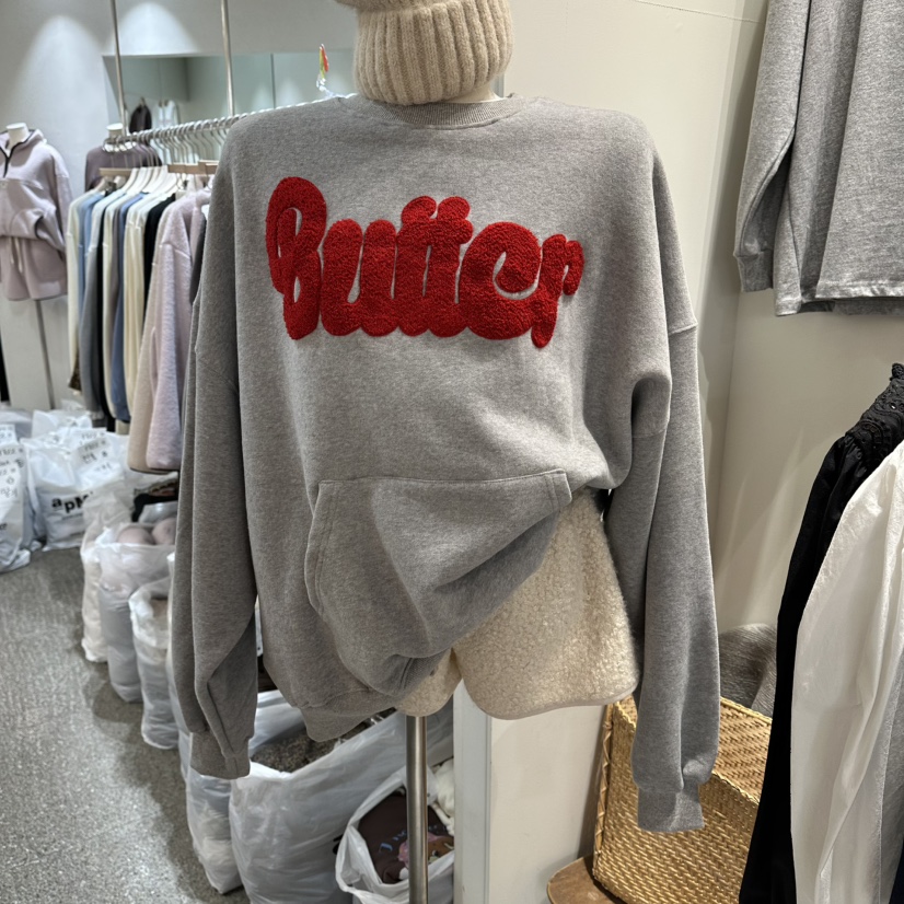 ASSEMBLY東大門㊣代購女裝新品熱賣25秋冬休閑衛衣加絨刺繡ASSEMBLY衛衣圖色1