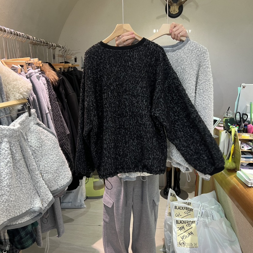 BLACKFRIDAY韓國直郵㊣女裝新款推薦職業25秋冬休閑熱賣衛衣BLACK FRIDAY衛衣