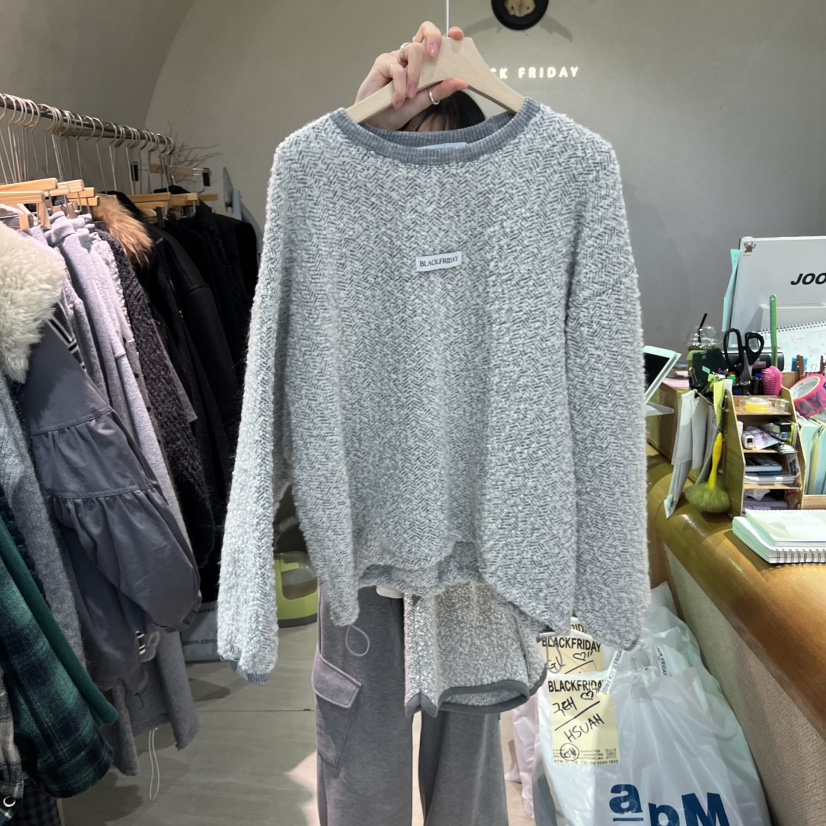 BLACKFRIDAY韓國直郵㊣女裝新款推薦職業25秋冬休閑熱賣衛衣BLACK FRIDAY衛衣圖色1