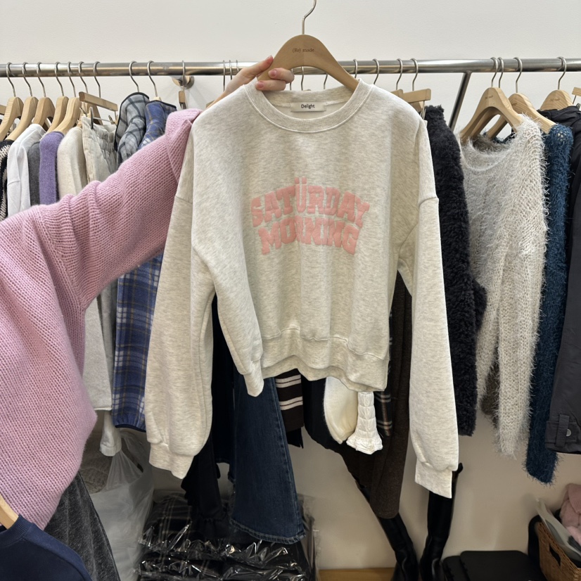 DELIGHT-L韓國代購㊣女裝新品人氣熱賣休閑25秋冬衛衣加絨DELIGHT-L衛衣圖色1