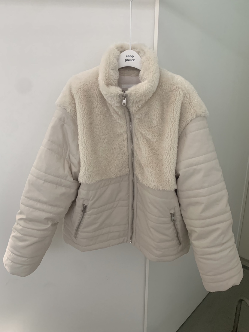 SHOP POSTER韓國代購㊣女裝新品休閑25秋冬人氣推薦短款棉服SHOP_POSTER短款棉服圖色1