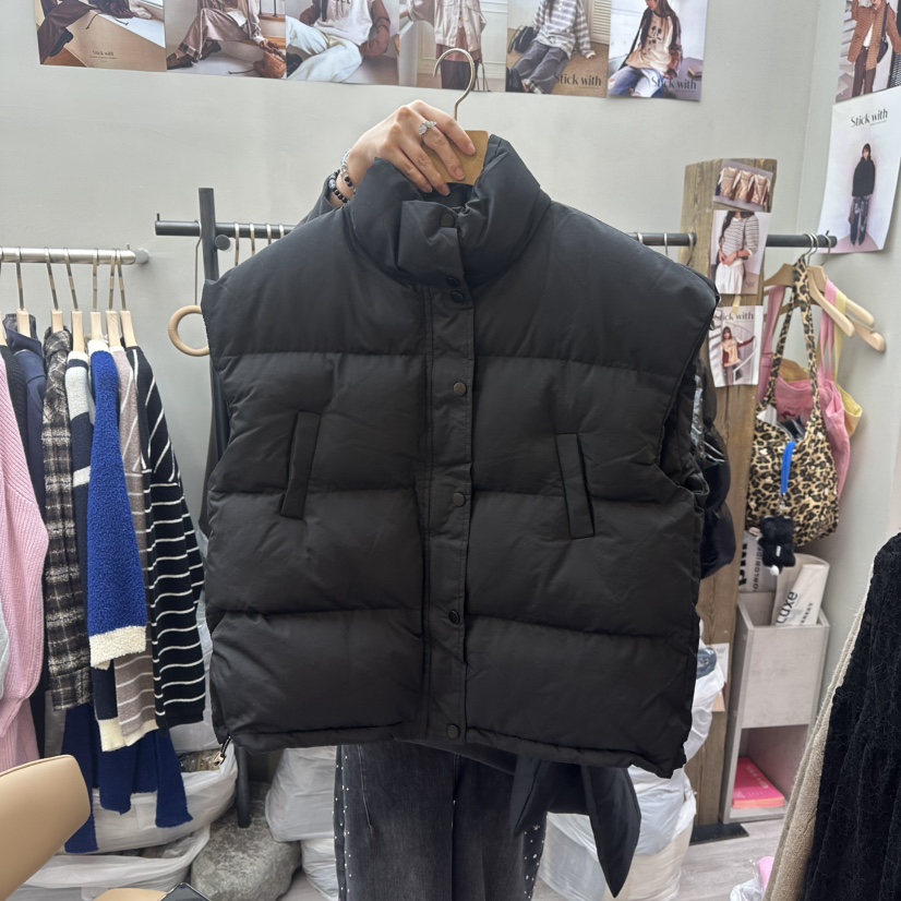 STICK WITH東大門㊣實拍女裝新款推薦人氣熱賣職業時尚馬甲STICK WITH馬甲圖色2