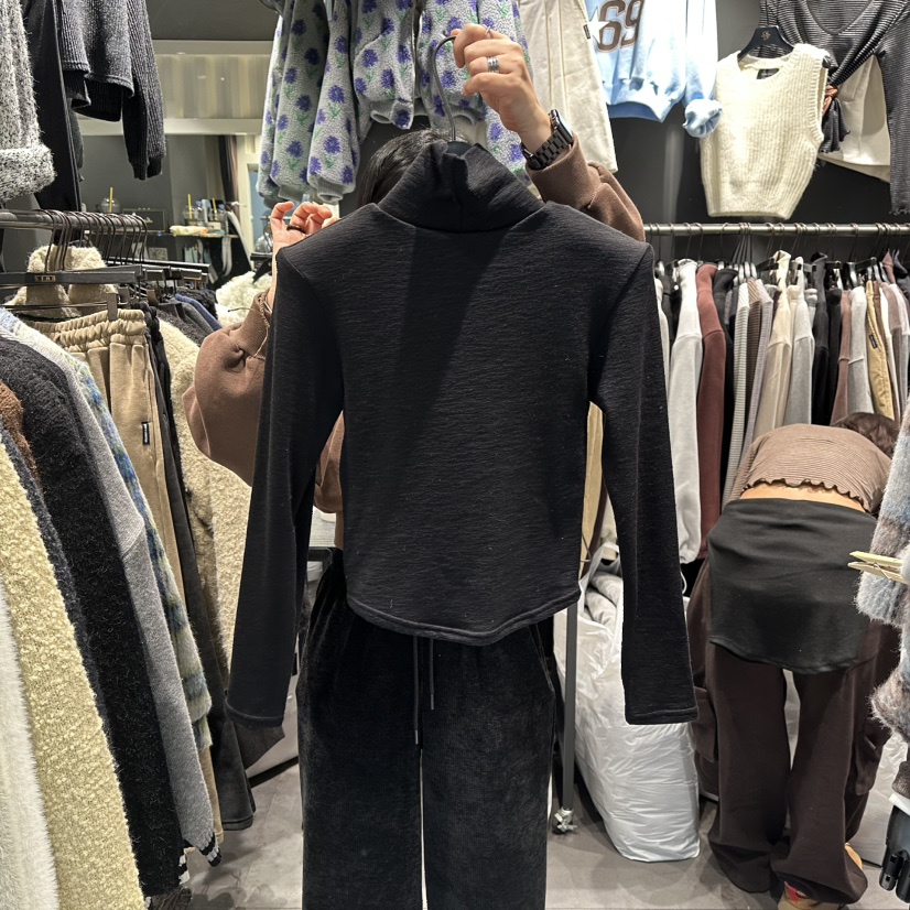 LONE STAR韓國直郵㊣女裝新款休閑推薦時尚人氣25秋冬長袖T恤LONE STAR長袖T恤