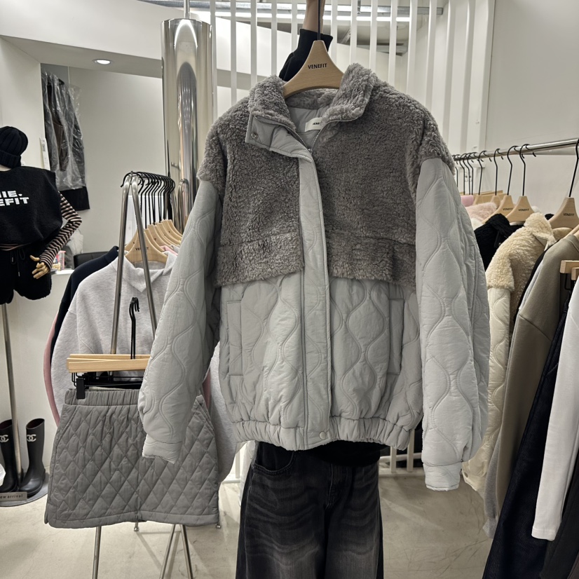 VENEFIT東大門㊣直郵女裝新款25秋冬休閑推薦人氣時尚熱賣夾克VENEFIT/JENNIE夾克圖色2