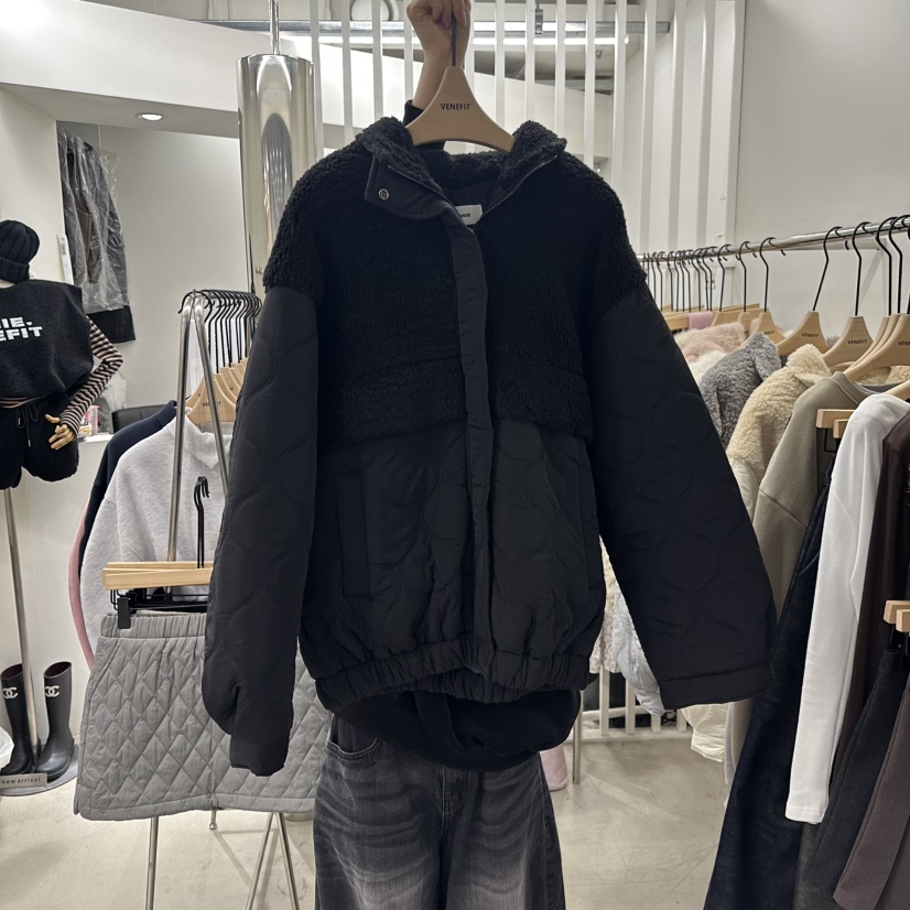 VENEFIT東大門㊣直郵女裝新款25秋冬休閑推薦人氣時尚熱賣夾克VENEFIT/JENNIE夾克圖色3