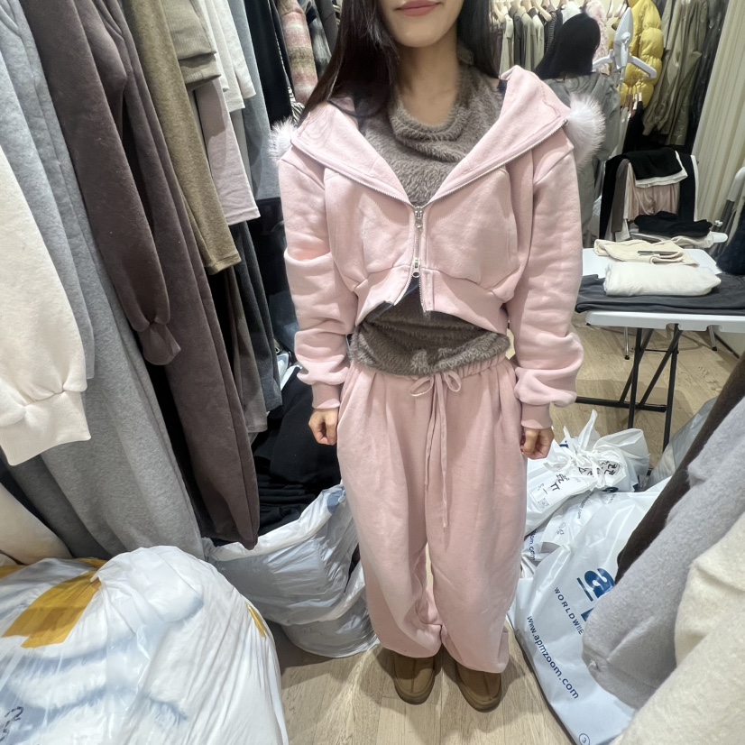 MEMOIRE東大門㊣實拍女士新款推薦25秋冬人氣時尚熱賣衛衣加絨MEMOIRE衛衣圖色4