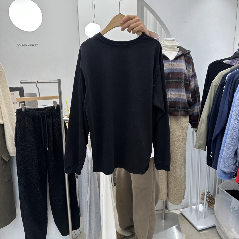 GOLDEN MARKET韓國直郵㊣女裝新品職業熱賣時尚休閑長袖T恤GOLDEN MARKET長袖T恤