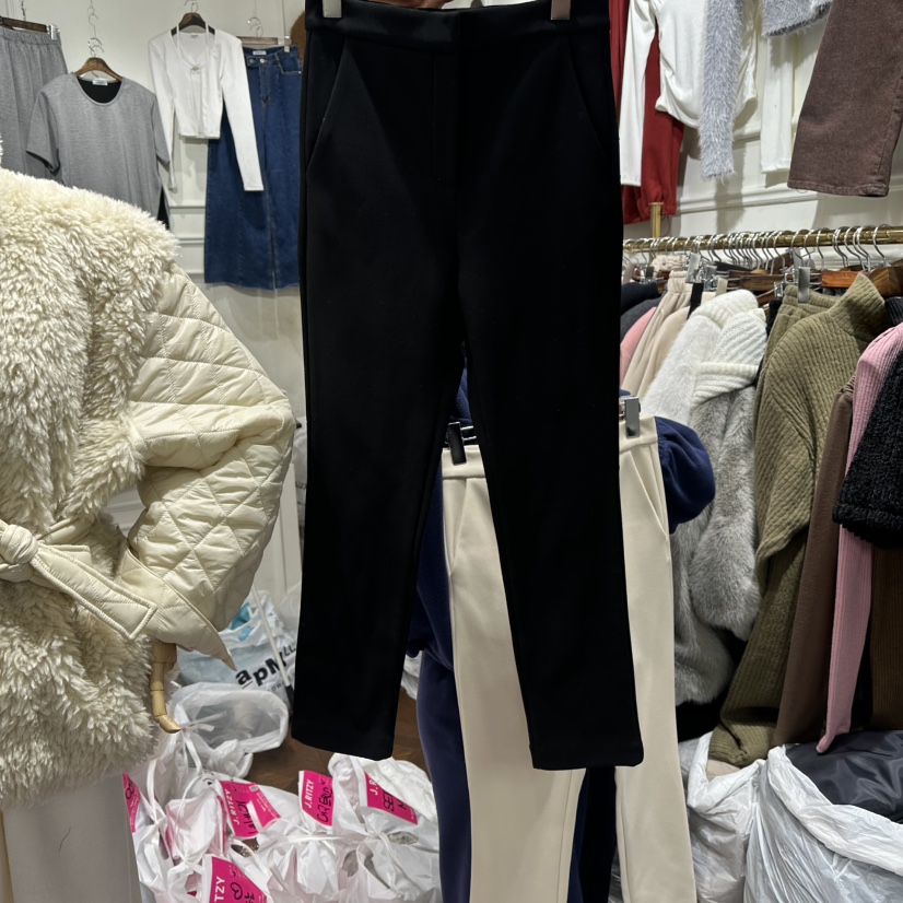 J.RITZY東大門㊣代購女士新品25秋冬人氣休閑褲法蘭絨加絨J.RITZY休閑褲圖色2