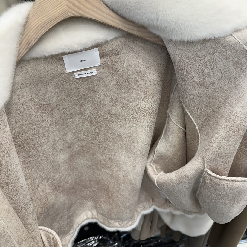 THE LOW東大門㊣代購女士新品人氣職業推薦時尚休閑夾克貂皮THE LOW夾克