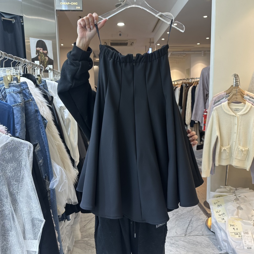 CHEAP-CHIC韓國代購㊣女裝新款職業25秋冬連衣裙雙排扣加絨CHEAP-CHIC/CHARLES THE SECOND連衣裙