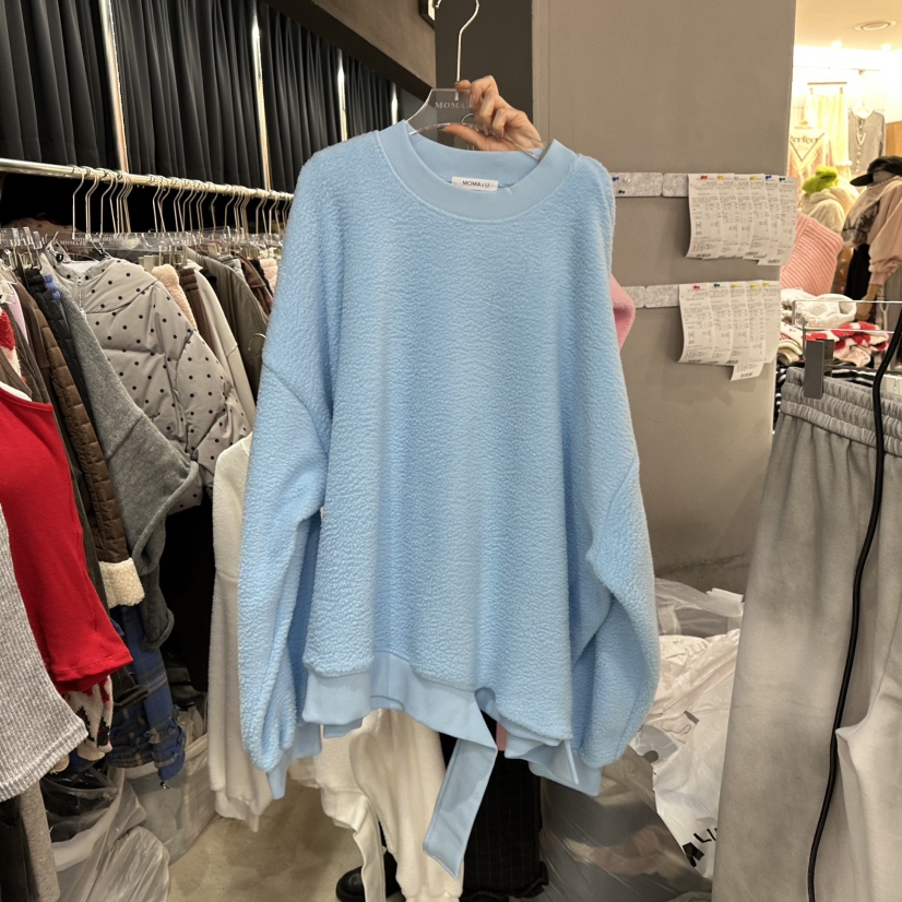 MOMAZU東大門㊣代購女士新款職業時尚熱賣休閑推薦衛衣加絨MOMAZU衛衣圖色2