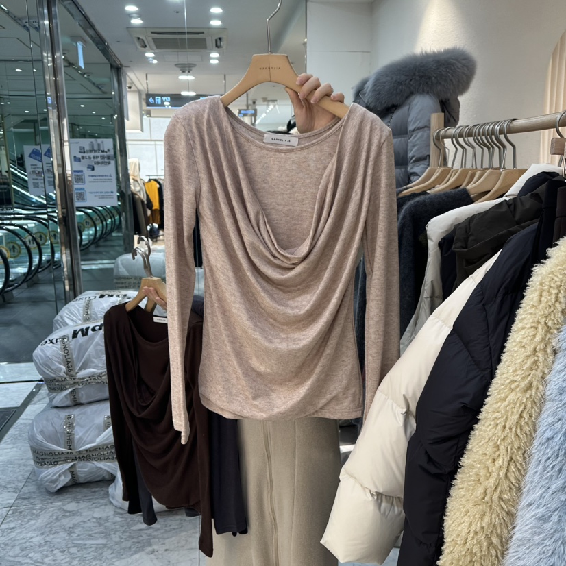 MAGNOLIA36-L東大門㊣實拍女士新款休閑人氣熱賣時尚長袖T恤MAGNOLIA36-L長袖T恤圖色1