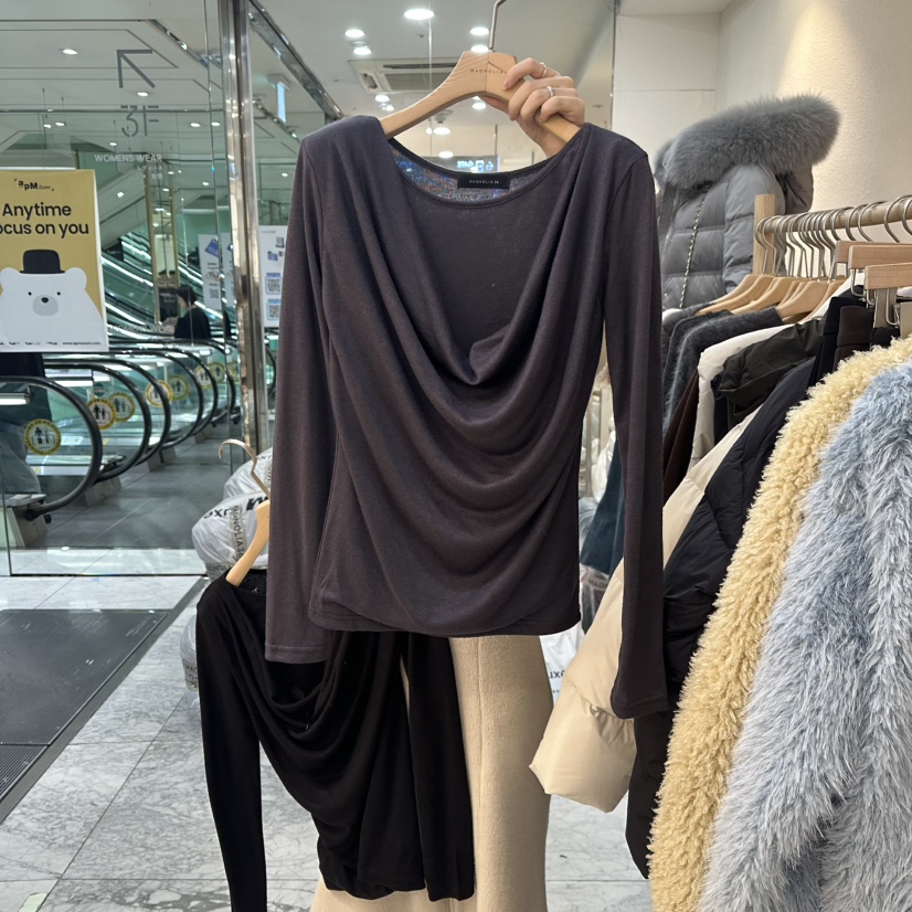 MAGNOLIA36-L東大門㊣實拍女士新款休閑人氣熱賣時尚長袖T恤MAGNOLIA36-L長袖T恤圖色3