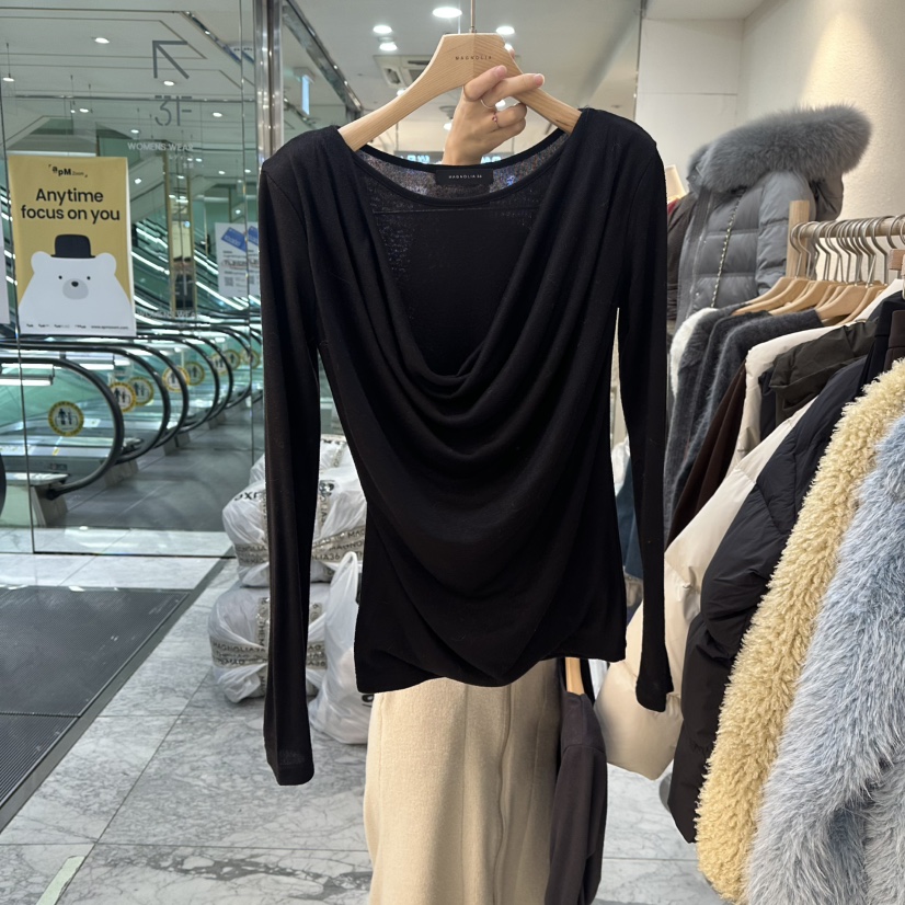 MAGNOLIA36-L東大門㊣實拍女士新款休閑人氣熱賣時尚長袖T恤MAGNOLIA36-L長袖T恤圖色4