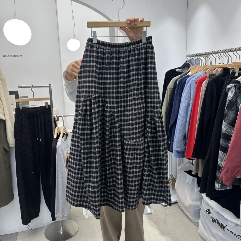 GOLDEN MARKET韓國直郵㊣女裝新款休閑熱賣人氣職業時尚長裙GOLDEN MARKET長裙圖色2