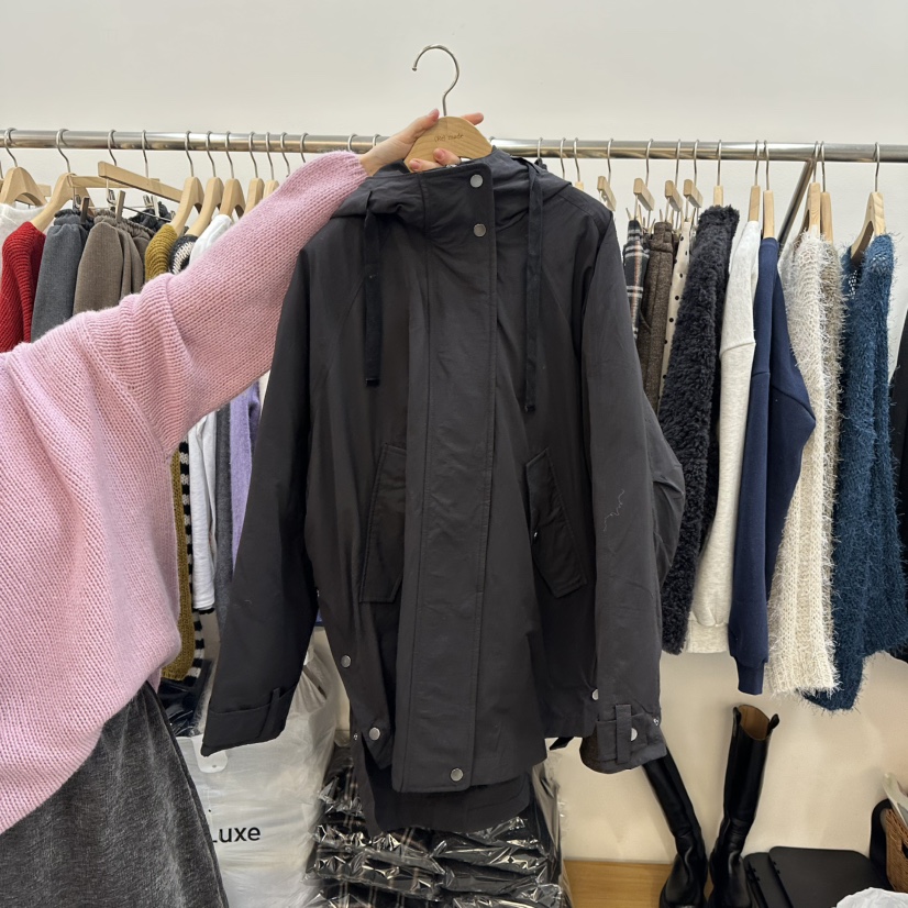 DELIGHT-L東大門㊣實拍女裝新品熱賣25秋冬休閑時尚人氣夾克DELIGHT-L夾克圖色2