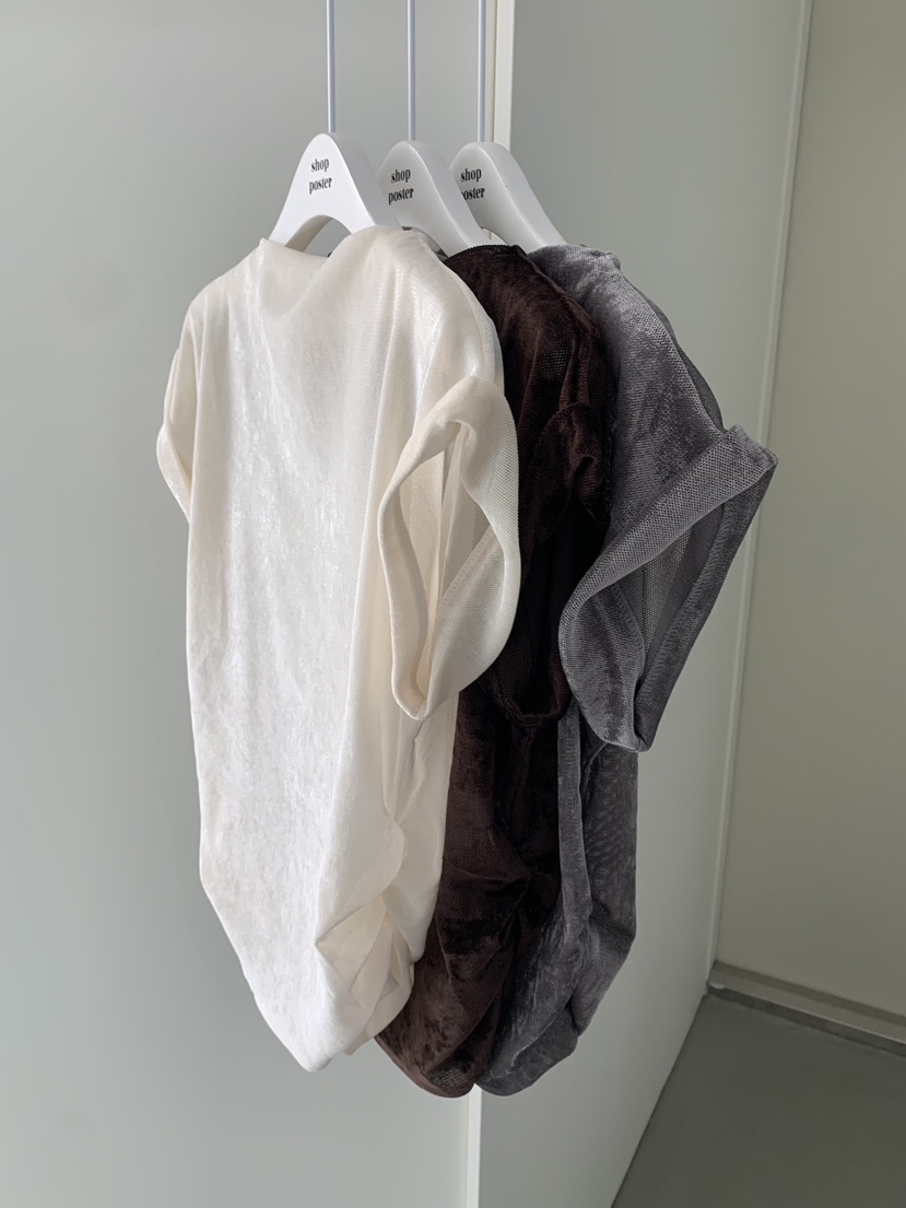 SHOP POSTER東大門㊣實拍女裝新品職業熱賣推薦25秋冬時尚T恤SHOP_POSTERT恤