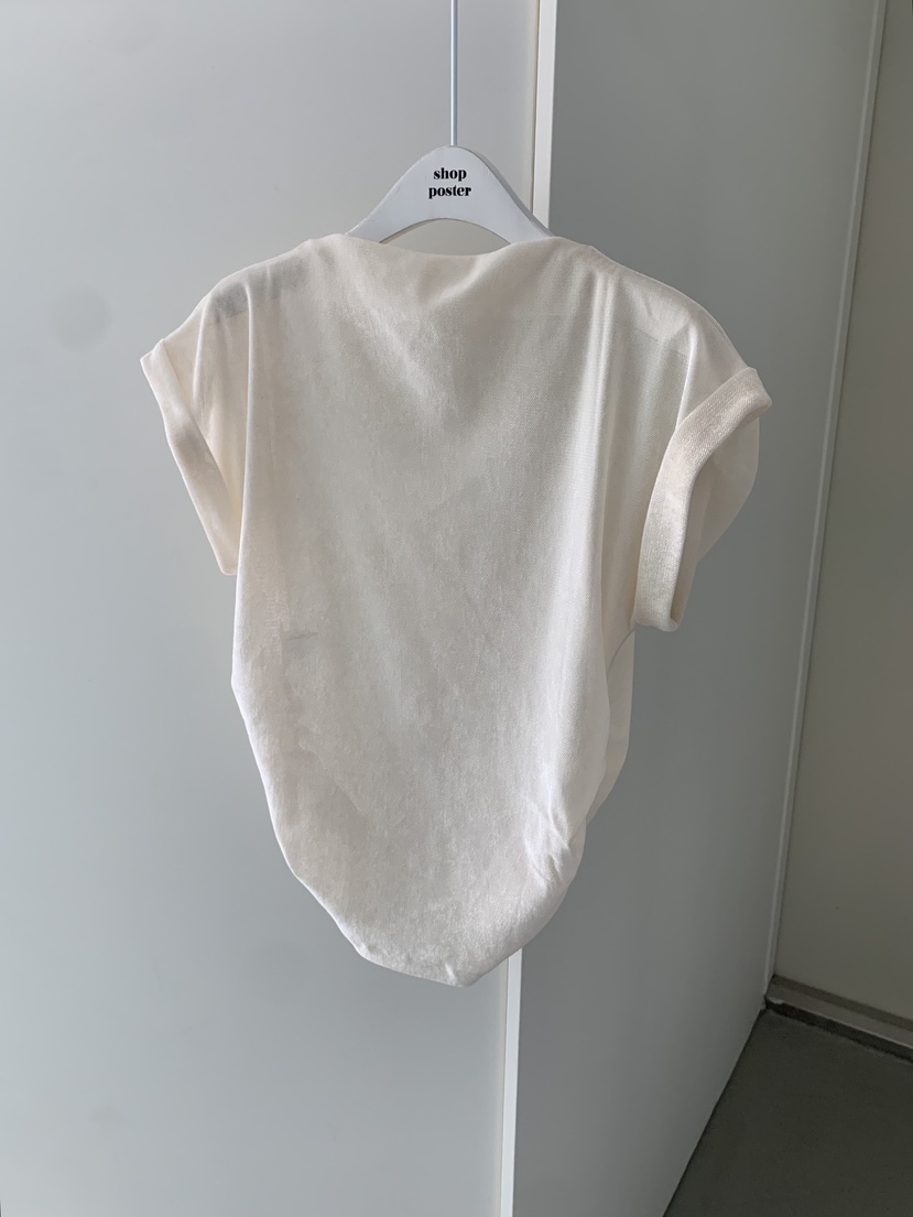 SHOP POSTER東大門㊣實拍女裝新品職業熱賣推薦25秋冬時尚T恤SHOP_POSTERT恤圖色1