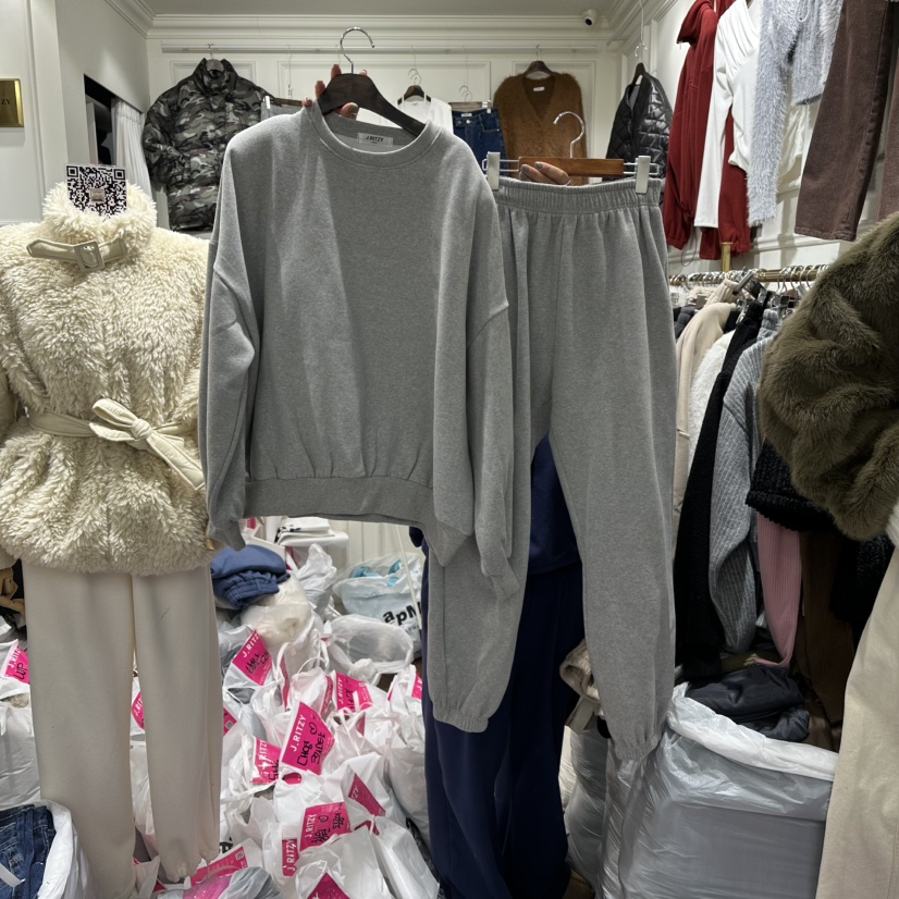 J.RITZY東大門㊣代購女裝新品人氣25秋冬職業套裝加絨套裝J.RITZY套裝圖色2