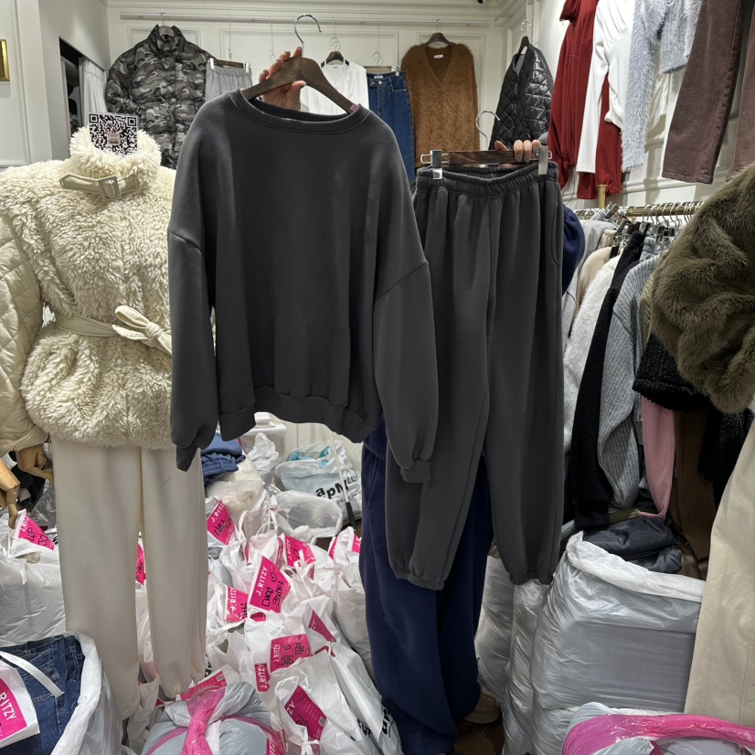 J.RITZY東大門㊣代購女裝新品人氣25秋冬職業套裝加絨套裝J.RITZY套裝圖色3