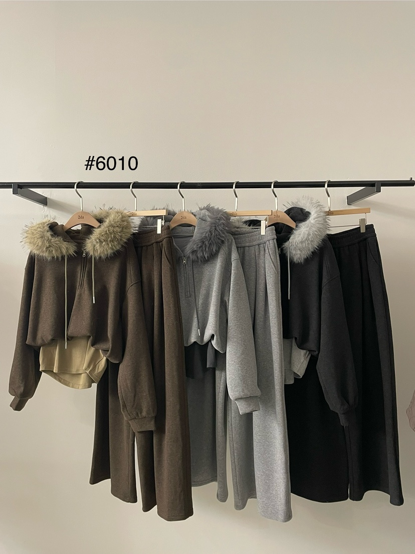 2DA/DARIMI-P韓國代購㊣女裝新款熱賣套裝毛領可拆可拆卸套裝2DA/DARIMI-P套裝