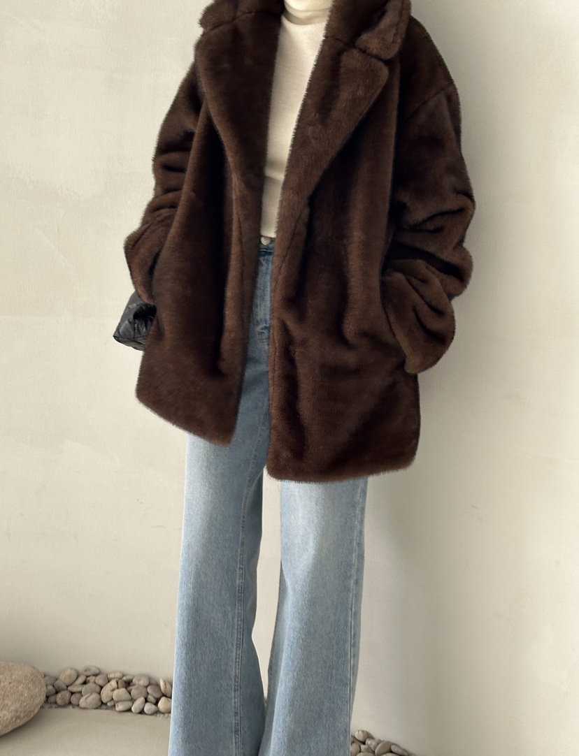 DEMAR東大門㊣代購女士新款人氣休閑職業熱賣推薦時尚短款大衣DEMAR短款大衣