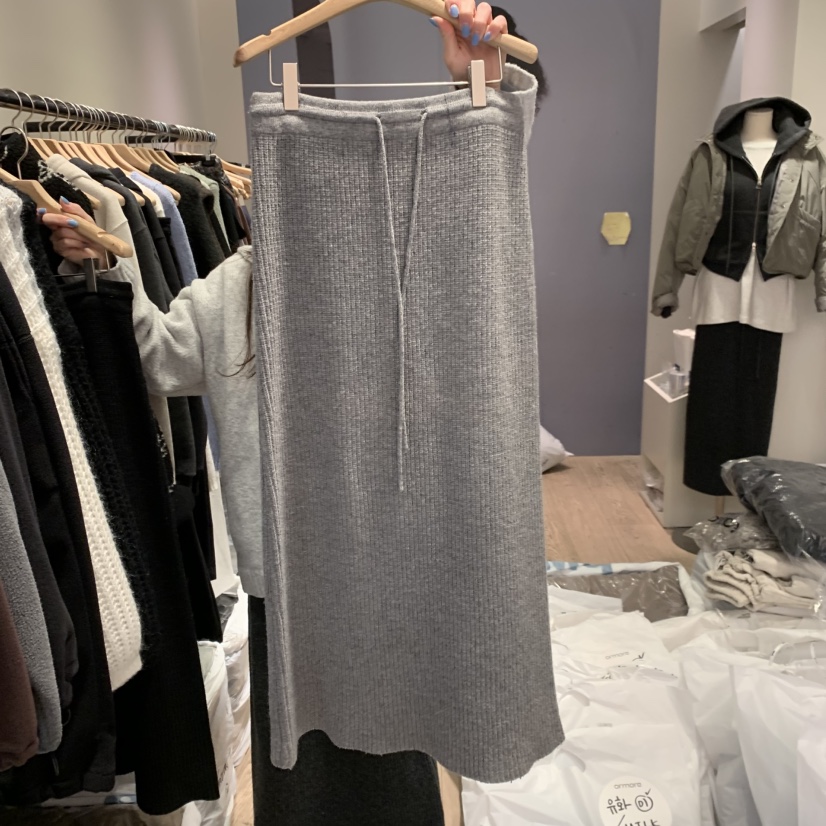 ORMORE韓國直郵㊣女裝新款時尚25秋冬人氣職業半身裙中短裙ORMORE半身裙/中短裙圖色2