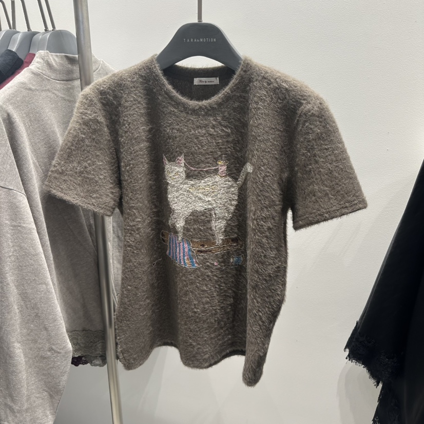 TARABY MOTION東大門㊣直郵女裝新款推薦職業熱賣T恤安哥拉TARABY MOTIONT恤圖色1