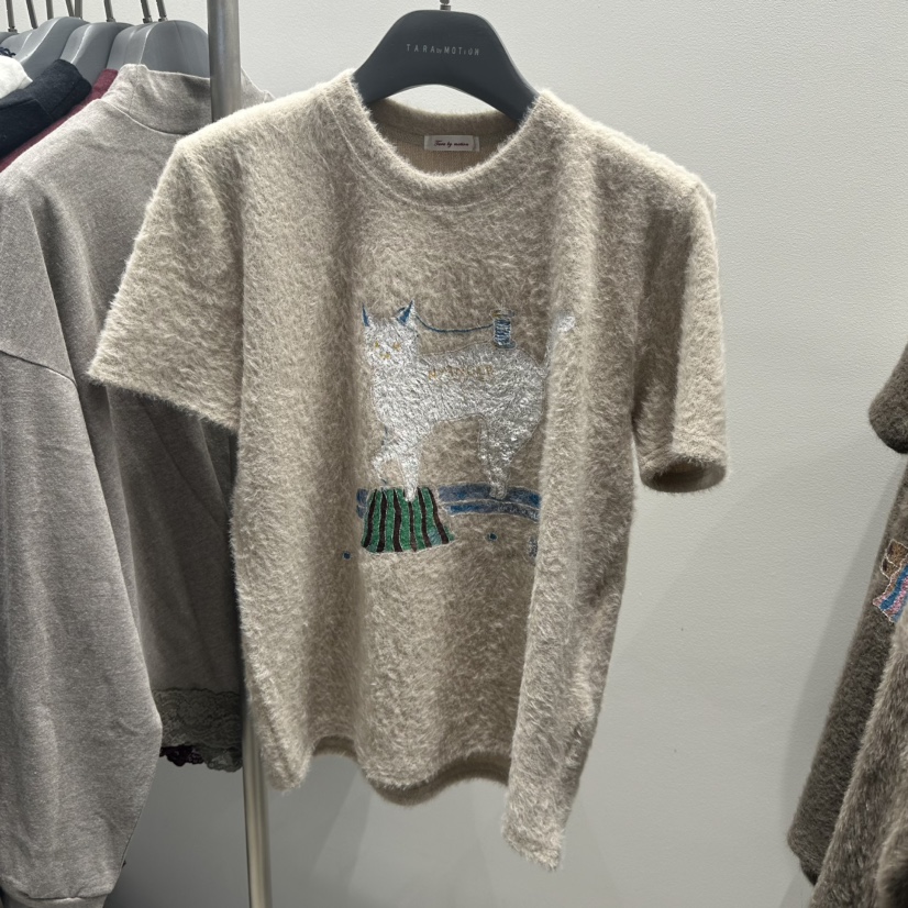 TARABY MOTION東大門㊣直郵女裝新款推薦職業熱賣T恤安哥拉TARABY MOTIONT恤圖色2