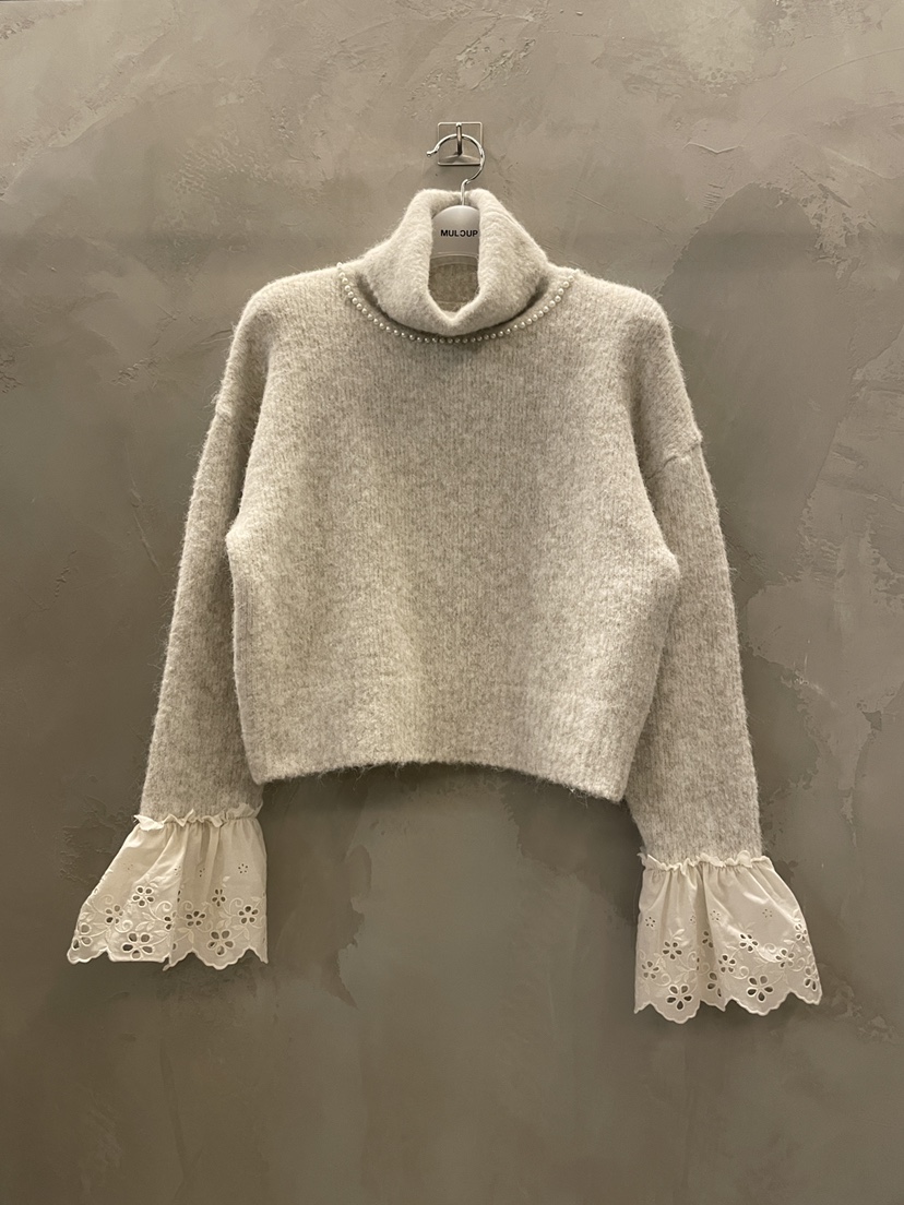 MULCUP東大門㊣代購女士新品休閑熱賣時尚職業推薦25秋冬毛衣MULCUP毛衣圖色1